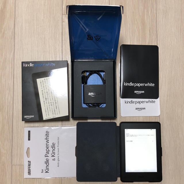 Kindle Paperwhite 4GB  (カバー保護フィルム付)