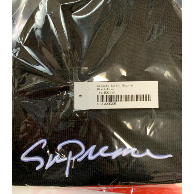 新品 Supreme Classic Script Beanie 国内正規ニット帽/ビーニー