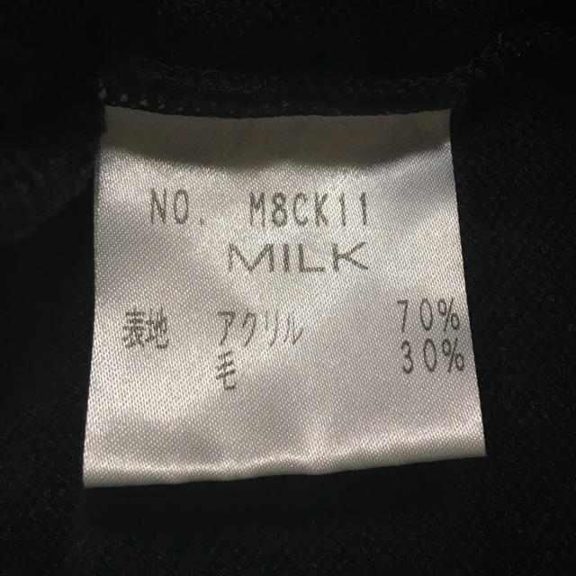 MILK(ミルク)のMILK パステルカラー四連リボンニット トップス ブラック レディースのトップス(ニット/セーター)の商品写真