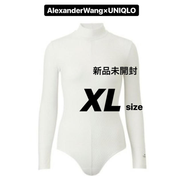 UNIQLO(ユニクロ)のUNIQLO×AlexanderWang ボディスーツ 極暖 ヒートテック レディースの下着/アンダーウェア(アンダーシャツ/防寒インナー)の商品写真
