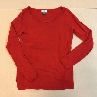 オールドネイビー(Old Navy)のMary様専用※美品★赤ニット セーター アンダーアーマー(ニット/セーター)