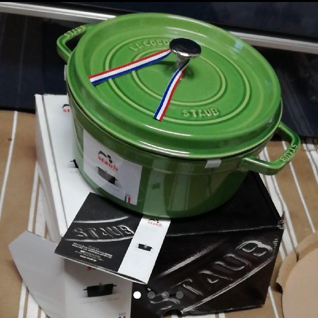 入園入学祝い STAUB - ストウブ アボカド 26cm 新品未使用 鍋