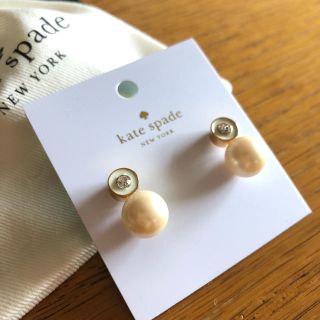 ケイトスペードニューヨーク(kate spade new york)の【sale】 kate spade 新品 パール ピアス ※保存袋無し(ピアス)