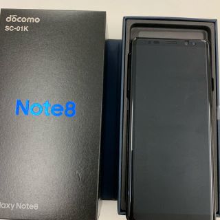 ギャラクシー(galaxxxy)の本日限り値引き❗️美品！GALAXY note8BLACK(スマートフォン本体)