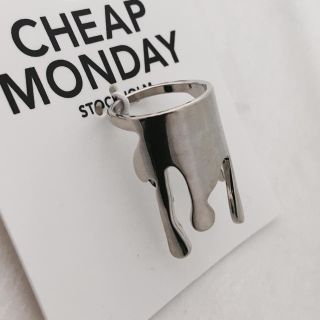 チープマンデー(CHEAP MONDAY)のCHEAP MONDAY 新品タグ付シルバーリング チープマンデー  リング(リング(指輪))