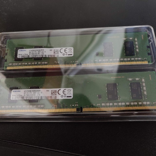 DDR4 2666 SAMSUNG 4g×2（8g）PC/タブレット