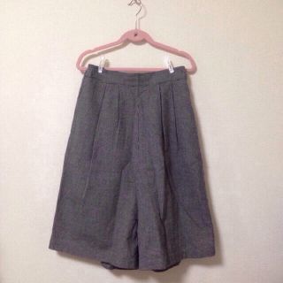 ビームスボーイ(BEAMS BOY)のチドリ柄キュロット(新品)(ハーフパンツ)