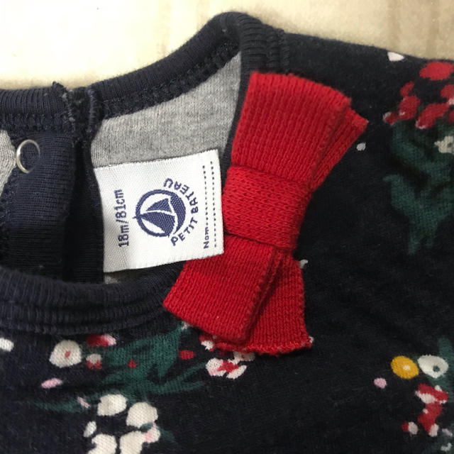 PETIT BATEAU(プチバトー)のプチバトー ワンピース81cm キッズ/ベビー/マタニティのベビー服(~85cm)(ワンピース)の商品写真