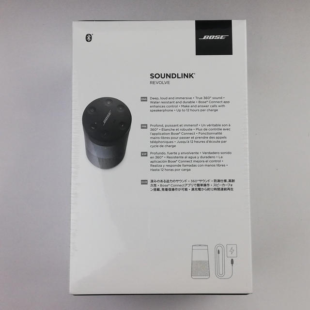 BOSE(ボーズ)の新品Bose SoundLink Revolve Bluetooth スピーカー スマホ/家電/カメラのオーディオ機器(スピーカー)の商品写真