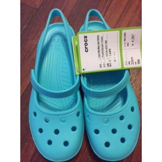 クロックス(crocs)のクロックス　W６　２２センチ(サンダル)