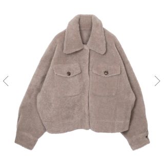 アメリヴィンテージ(Ameri VINTAGE)のAmeriVINTAGE𓇼OVER SIZE ECO MOUTON COAT (ムートンコート)