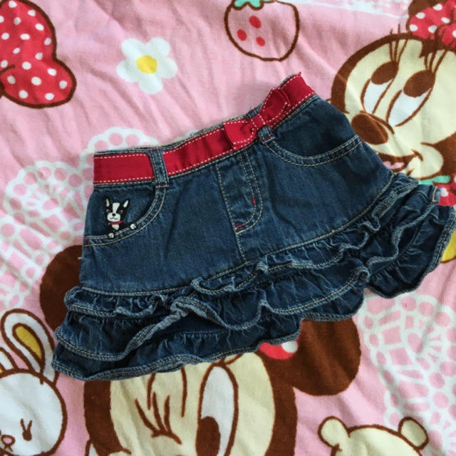 GYMBOREE(ジンボリー)のジンボリー☆デニムスカート キッズ/ベビー/マタニティのベビー服(~85cm)(スカート)の商品写真