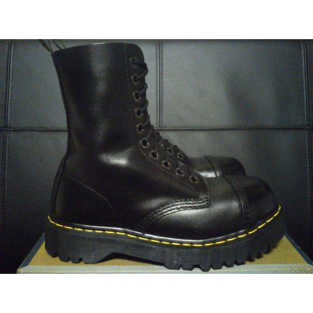 Dr.Martens(ドクターマーチン)の【専用】Dr.Martens BXB UK5 黒 厚底 スチールトゥ レディースの靴/シューズ(ブーツ)の商品写真