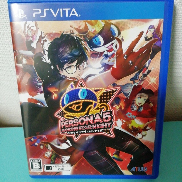 PlayStation Vita(プレイステーションヴィータ)のPS VITA  ペルソナ5　ダンシングスターナイト エンタメ/ホビーのゲームソフト/ゲーム機本体(携帯用ゲームソフト)の商品写真