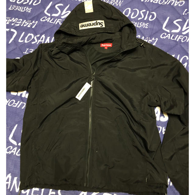 Supreme 2-Tone Zip Up Jacket Black sizeM