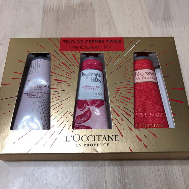 L'OCCITANE(ロクシタン)のフランボワーズフリジア ハンドクリームトリオ コスメ/美容のボディケア(ハンドクリーム)の商品写真