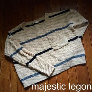 マジェスティックレゴン(MAJESTIC LEGON)のショート丈のニット(ニット/セーター)