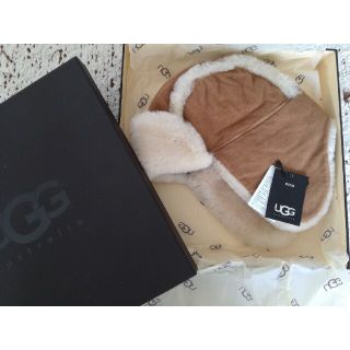 アグ(UGG)の【新品☆未使用】UGG ムートンハット 2-4歳サイズ　アグ (帽子)