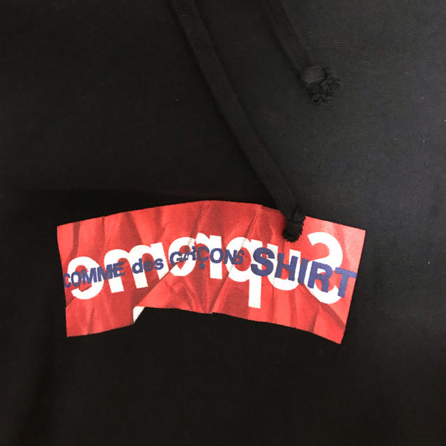 最安値に挑戦! Supreme - シュプリーム❌コムデギャルソン パーカー
