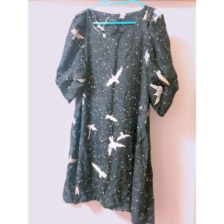 ローズバッド(ROSE BUD)の定価1.6万☆ROSE BUD星空ワンピ♡sretsis mane snidel(ひざ丈ワンピース)