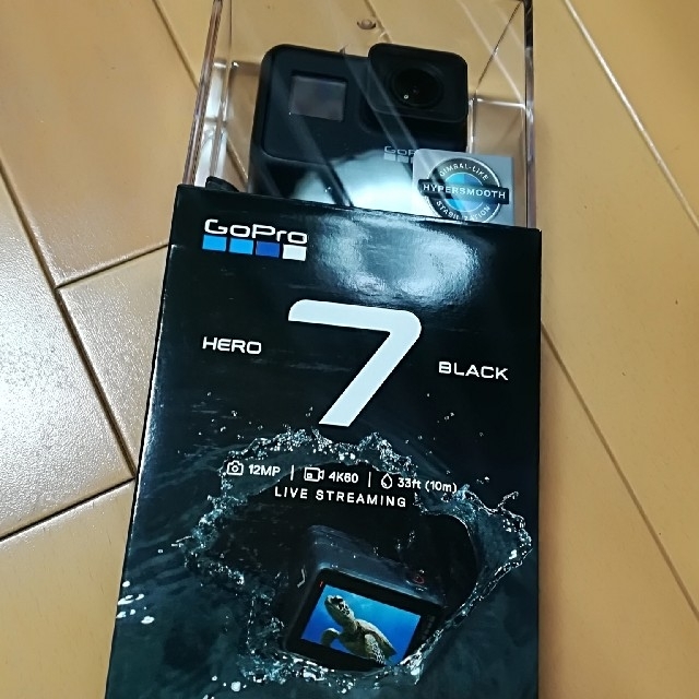 GoPro(ゴープロ)の●新品未開封●GoPro Hero7 Black CHDHX-701-FW スマホ/家電/カメラのカメラ(ビデオカメラ)の商品写真