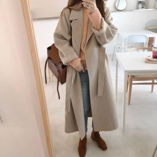 ZARA - ウールブレンドコート 韓国レディースの通販 by sari|ザラなら