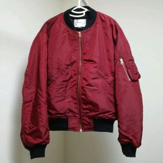 マウジー(moussy)の◆マウジー 【レディース　ＭＡ－１　フリーサイズ　ワインレッド】 ジャンパー(ミリタリージャケット)