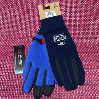 チャムス(CHUMS)のチャムス ポーラテックパワーストレッチグローブ 手袋 Mサイズ フリース(手袋)