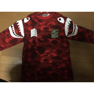 アベイシングエイプ(A BATHING APE)のCOLOR COME SHARK SHOULDER シャーク(Tシャツ(長袖/七分))