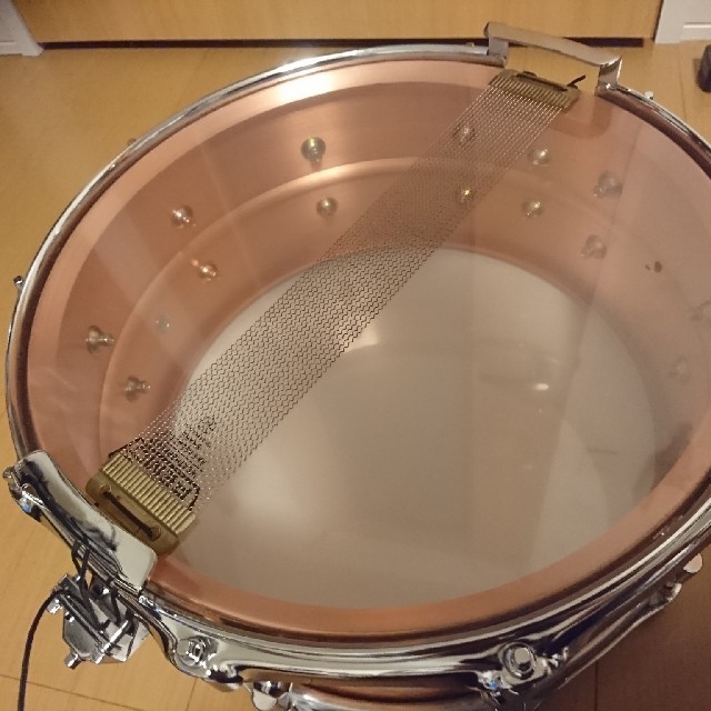 ヤマハ(ヤマハ)のYAMAHA SD6465 COPPER スネア 楽器のドラム(スネア)の商品写真