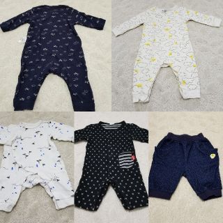 ベビーギャップ(babyGAP)の再値下げ！男の子70 5点まとめ売り(ロンパース)