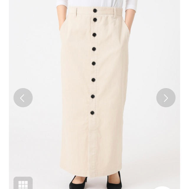 IENA(イエナ)のIENA コール前ボタンスカート レディースのスカート(ロングスカート)の商品写真