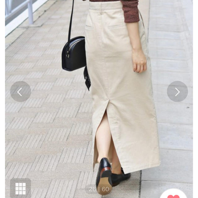 IENA(イエナ)のIENA コール前ボタンスカート レディースのスカート(ロングスカート)の商品写真