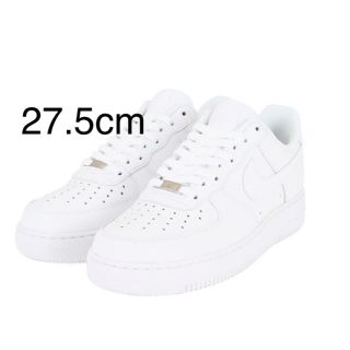 ナイキ(NIKE)の27.5 NIKE AIR FORCE 1 '07 - WHITE/WHITE(スニーカー)