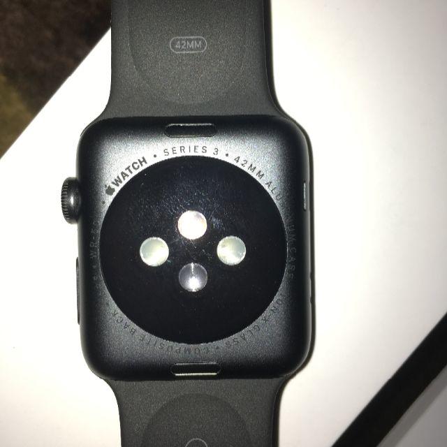 Apple Watch(アップルウォッチ)の燃料様apple watch series3 42mm GPS アルミ スマホ/家電/カメラのスマートフォン/携帯電話(その他)の商品写真