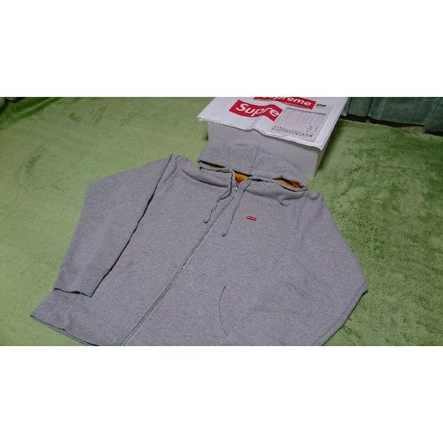 シュプリーム Supreme Zip small logo パーカー ボックスメンズ