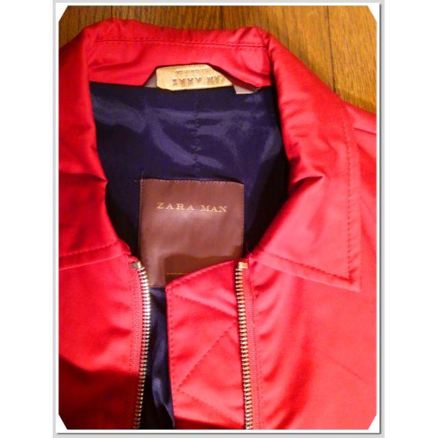 ZARA(ザラ)のブルゾン（ZARA BLOUSON-RED 001） メンズのジャケット/アウター(ブルゾン)の商品写真