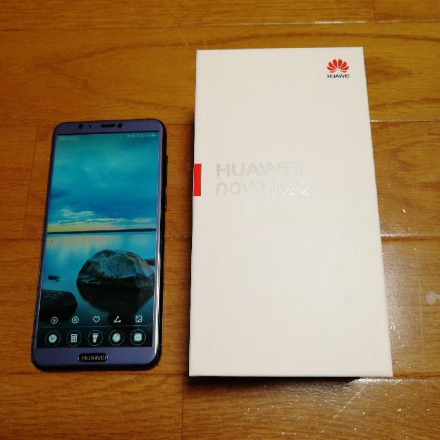 HUAWEI　nova lite 2　SIMフリー　ブルー スマホ/家電/カメラのスマートフォン/携帯電話(スマートフォン本体)の商品写真