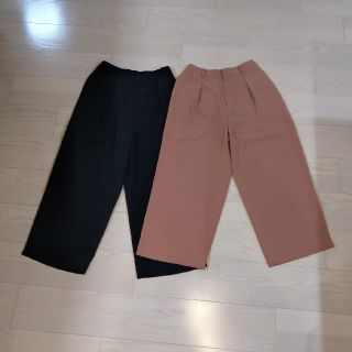 ユニクロ(UNIQLO)のUNIQLO　ワイドドレープアンクルパンツ　まとめ売り(クロップドパンツ)