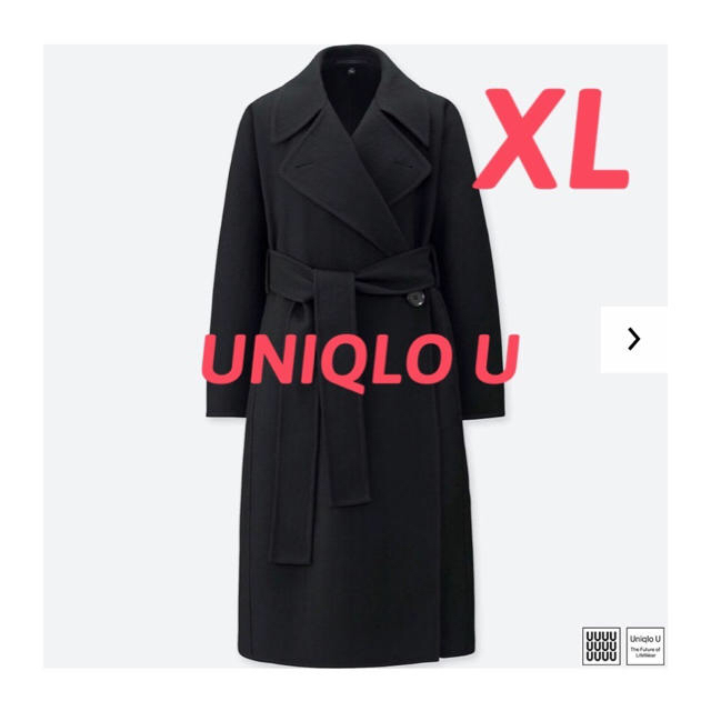 【XL】UNIQLO U ダブルフェイスラップコート ユニクロユー
