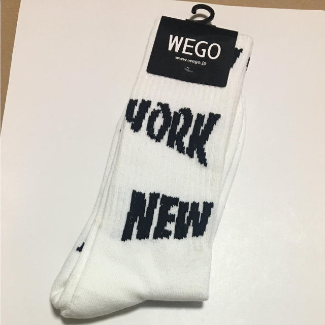 WEGO(ウィゴー)の新品 靴下 ソックス NY ニューヨーク NYC ウィゴー USA 総柄 HUF メンズのレッグウェア(ソックス)の商品写真