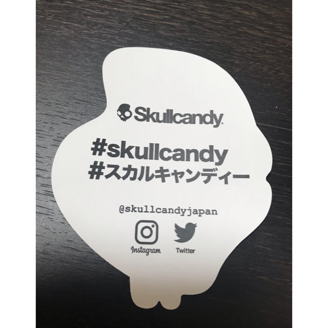 Skullcandy(スカルキャンディ)のskull candy ステッカー スマホ/家電/カメラのオーディオ機器(ヘッドフォン/イヤフォン)の商品写真