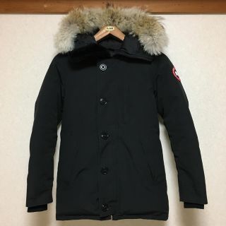 カナダグース(CANADA GOOSE)の《美品》カナダグース ジャスパー 黒 XS メンズ(ダウンジャケット)