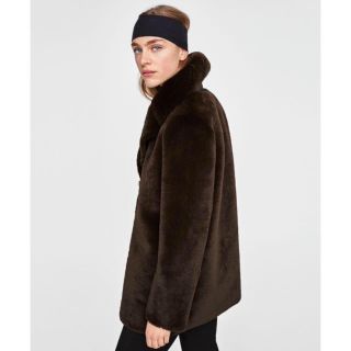 ザラ(ZARA)の1点のみ 完売品 ザラ ファー コート ジャケット テディベア プードル ブーツ(毛皮/ファーコート)