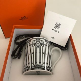 エルメス(Hermes)のHERMESマグカップエルメス食器H DECOアッシュデコ(グラス/カップ)