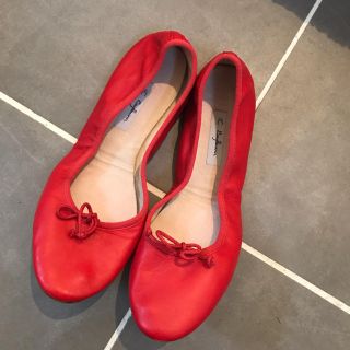 レペット(repetto)のバレエシューズ 赤 cuir veritable(バレエシューズ)