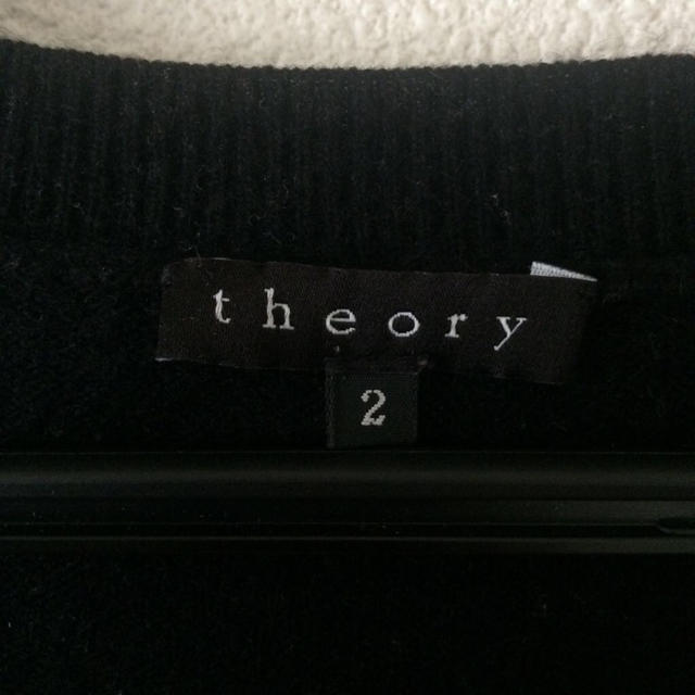 theory(セオリー)のセオリー☆カシミヤ黒ニット レディースのトップス(ニット/セーター)の商品写真