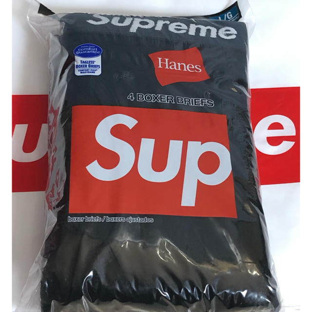 Supreme(シュプリーム)のSupreme Hanes boxer brief Lサイズ 2枚 メンズのアンダーウェア(ボクサーパンツ)の商品写真