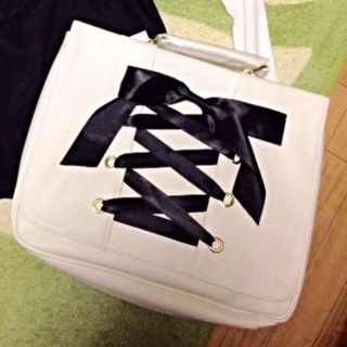 ウィゴー(WEGO)のリボン編み上げbag(リュック/バックパック)