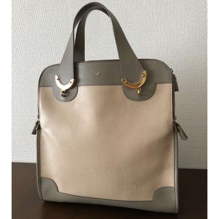 アニヤハインドマーチ(ANYA HINDMARCH)の(専用)アニヤハインドマーチ☆バイカラーバック(ハンドバッグ)